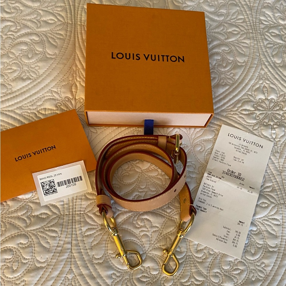 Louis Vuitton Shoulder Strap tan/brown